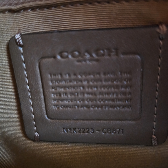 Coach Brown Backpack - Picture 4 of 6